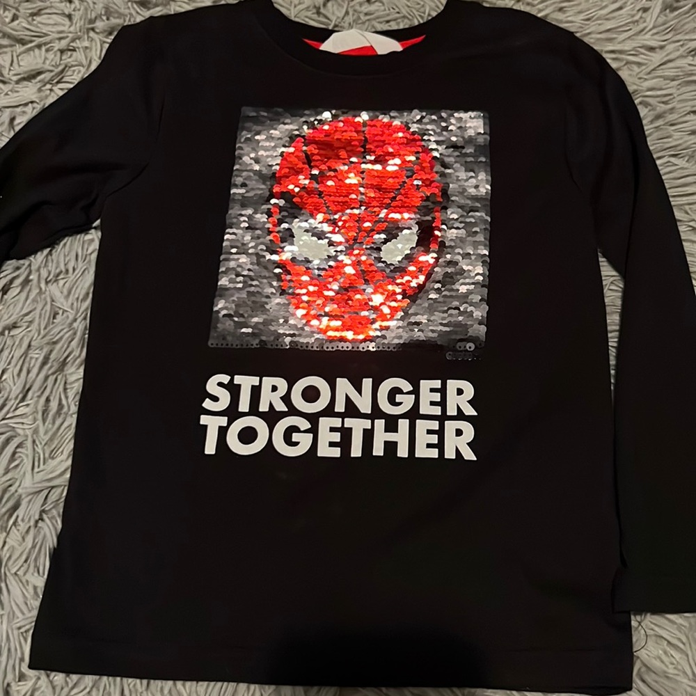Boys sequin long sleeve